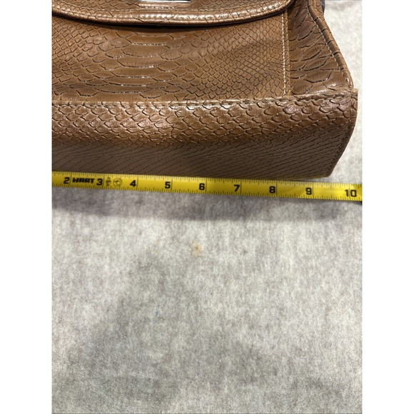 LIZ‎ CLAIBORNE Handbag Crossbody Purse Small Brown Long Strap - Picture 4 of 11